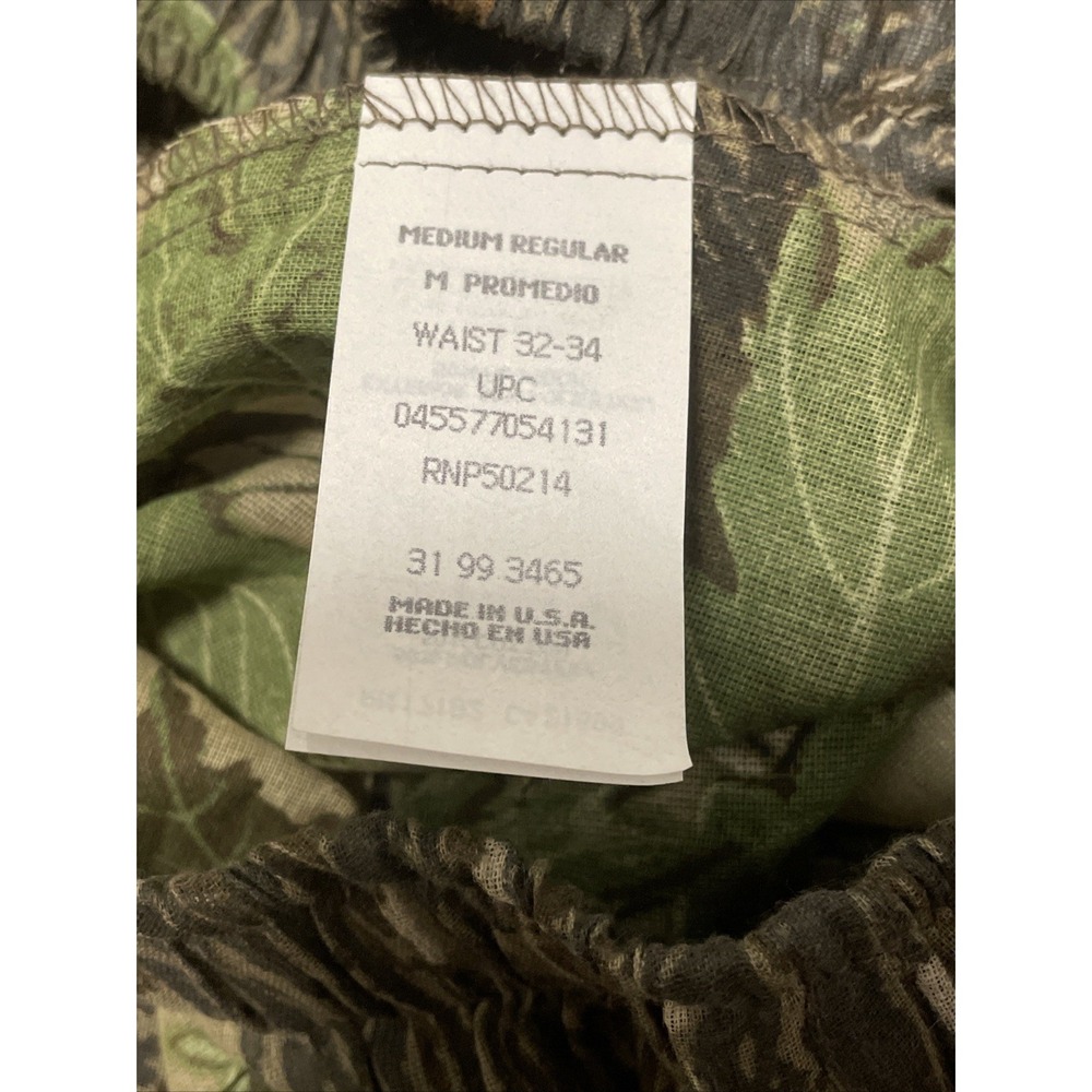 Realtree Liberty Camo Pants Medium Hunter Coverup Lightweight Mesh NWT USA Men's - Picture 5 of 9